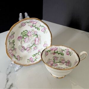 May Blossom Cup & Saucer by Royal Albert